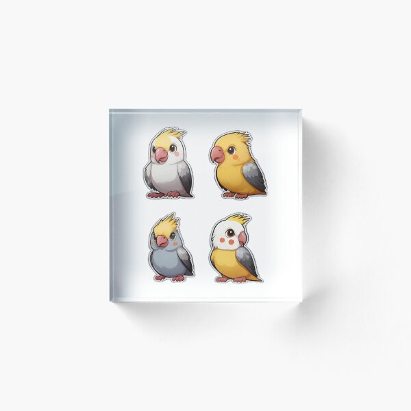 Item preview, Cockatiel 4 Cartoon Baby designed and sold by YoshiArtDesign.