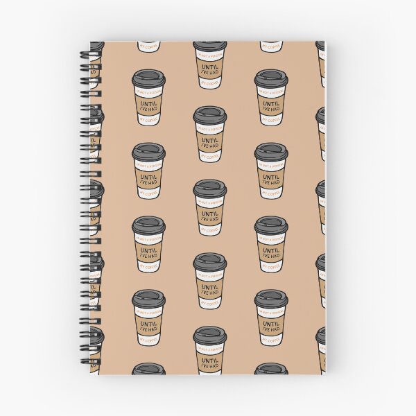 Item preview, "I'm not a person until I've had my coffee" Jokes Typography Design designed and sold by rahmastaa.