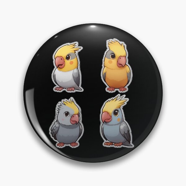 Item preview, Cockatiel 4 bebé de dibujos animados (juego 2) designed and sold by YoshiArtDesign.