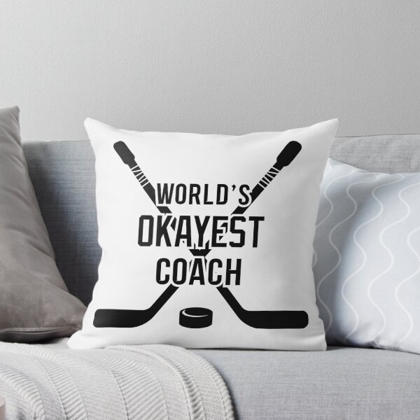 Item preview, World's Okayest Hockey Coach designed and sold by LaurenElin.