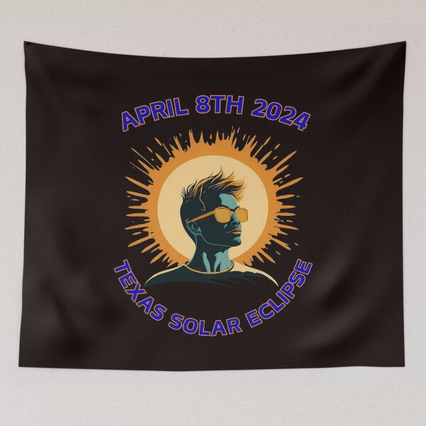Item preview, 8 de abril de 2024 Eclipse solar de Texas designed and sold by elynne9.