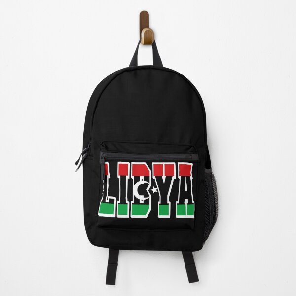 Item preview, Libya Country Flag Typography designed and sold by TravelWish.