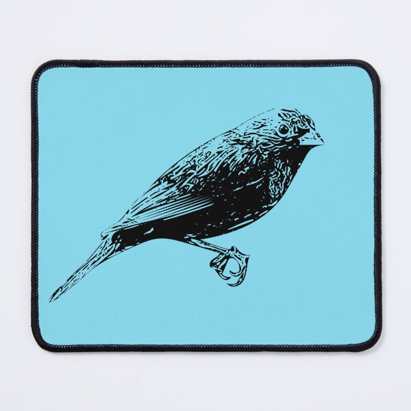 Item preview, Painted Bunting Black Design designed and sold by designsasstultd.