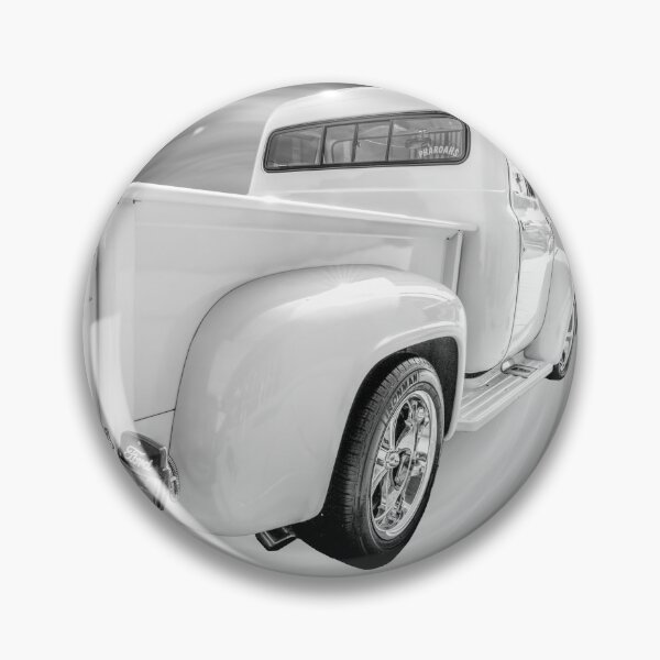 Item preview, Back Of 1954 Ford F100 Truck Grayscale designed and sold by mljdwhite.
