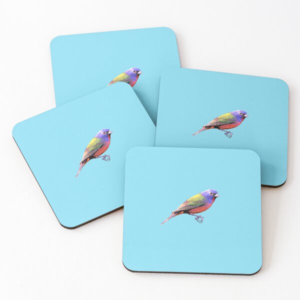 Item preview, Painted Bunting Black Alternate Design  designed and sold by designsasstultd.