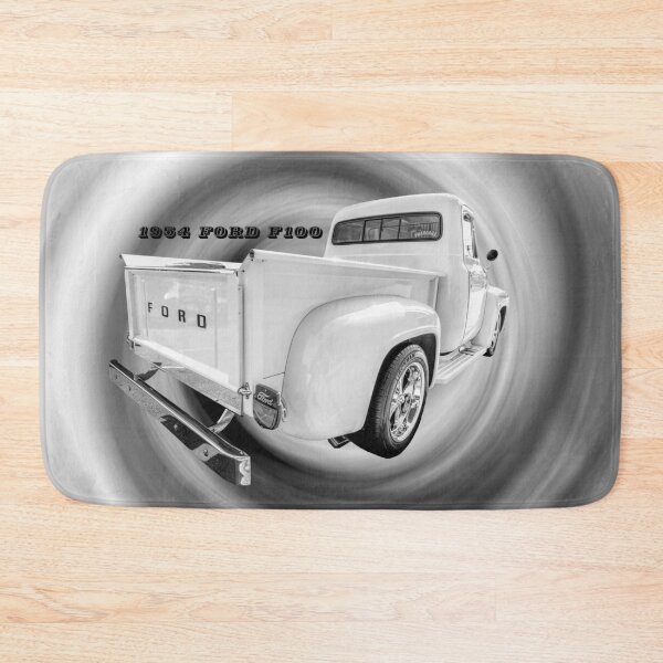 Item preview, Back Of 1954 Ford F100 Truck Text Grayscale designed and sold by mljdwhite.