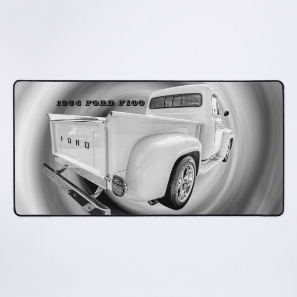 Item preview, Back Of 1954 Ford F100 Truck Text Grayscale designed and sold by mljdwhite.