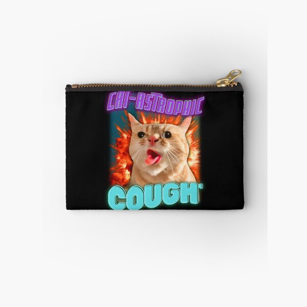 Item preview, Cat Coughing Meme - Cat-Astrophic Cough designed and sold by SpartanDStore.