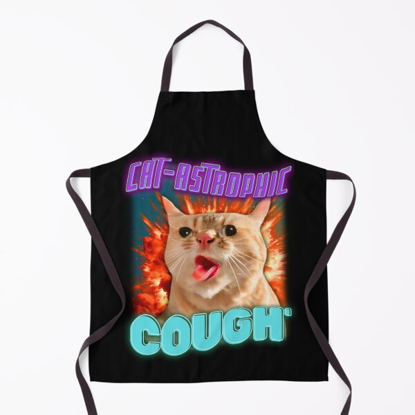 Item preview, Cat Coughing Meme - Cat-Astrophic Cough designed and sold by SpartanDStore.