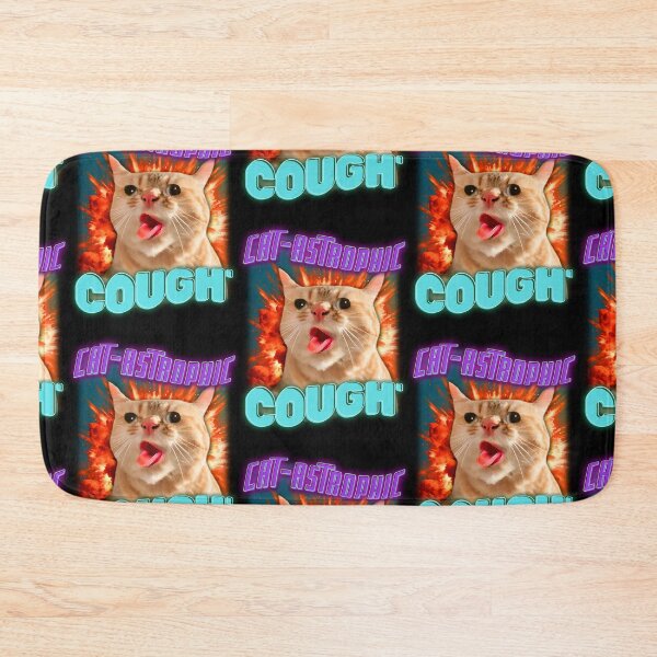 Item preview, Cat Coughing Meme - Cat-Astrophic Cough designed and sold by ZenReiArt.