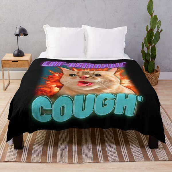 Item preview, Cat Coughing Meme - Cat-Astrophic Cough designed and sold by SpartanDStore.