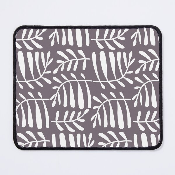 Item preview, Modern minimalistic abstract botanical print. Trendy leaves. White leaf on dark background seamless pattern designed and sold by Eridanka.