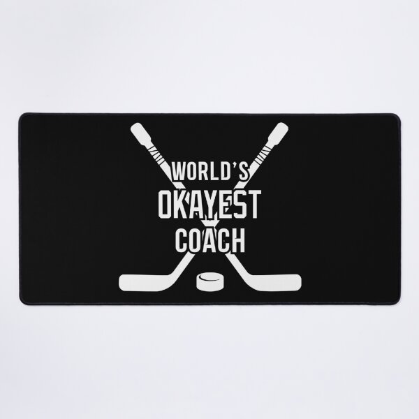 Item preview, World's Okayest Hockey Coach White designed and sold by LaurenElin.