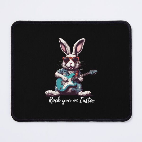 Item preview, Rock you on Easter - Easter bunny with electric guitar designed and sold by Patric Wurzer.