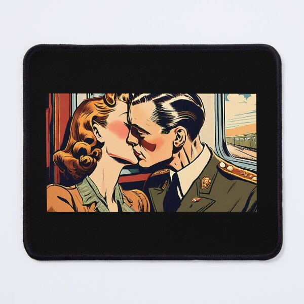 Item preview, Wish me good luck as you wave me goodbye 1940s Graphic design. music playing another room #musicfromanotherroom #vintageoldies designed and sold by ItsAKinkThing.