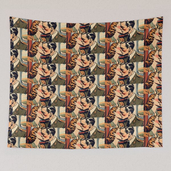 Item preview, Wish me good luck as you wave me goodbye 1940s Graphic design. music playing another room #musicfromanotherroom #vintageoldies designed and sold by ItsAKinkThing.