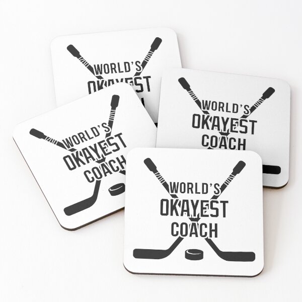 Item preview, World's Okayest Hockey Coach designed and sold by LaurenElin.
