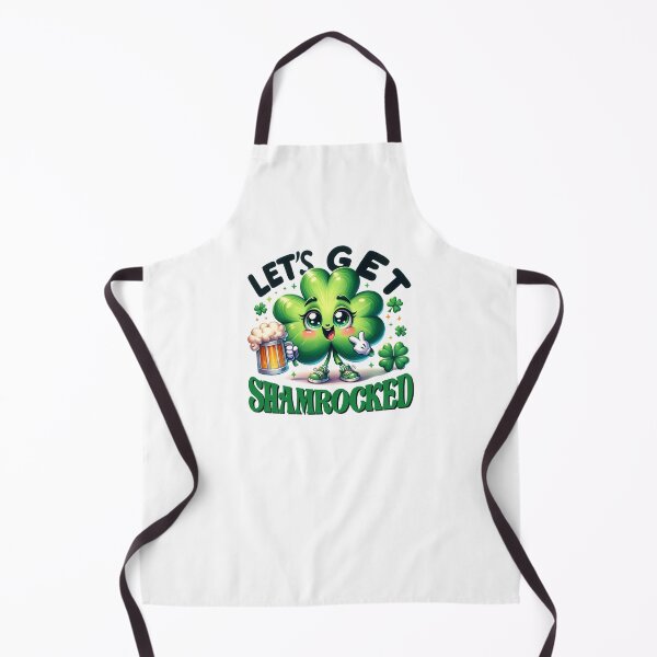 Item preview, Let's Get Shamrocked, Happy St Patricks Day, Cute Shamrock designed and sold by ArtByKatti.