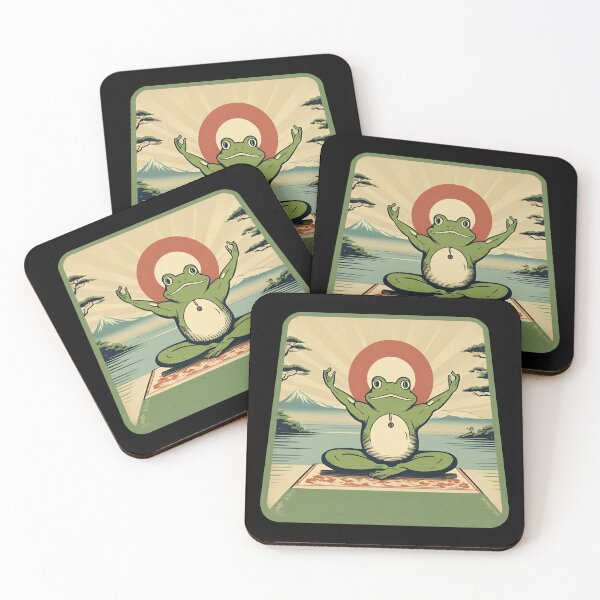 Item preview, Yoga frog meditate designed and sold by Eolithic.