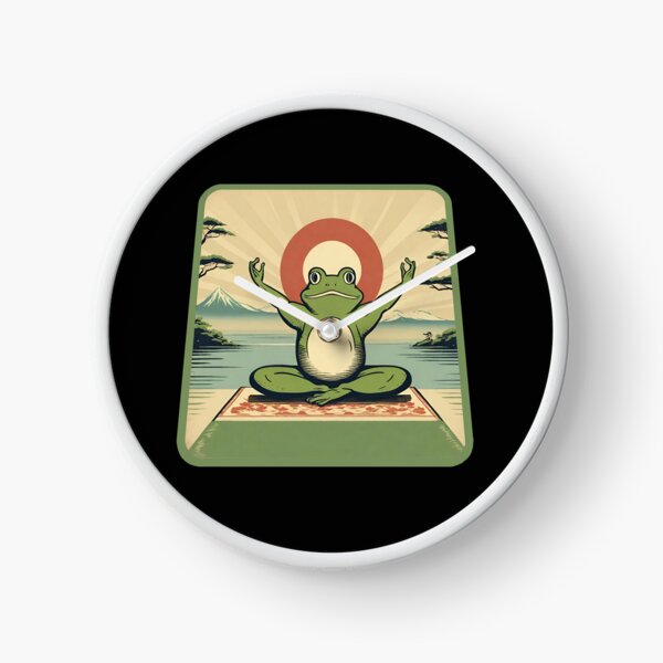 Item preview, Yoga frog meditate designed and sold by Eolithic.