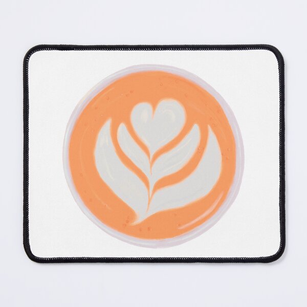 Item preview, Latte Art in a Paper Cup Orange designed and sold by chelseabolles.