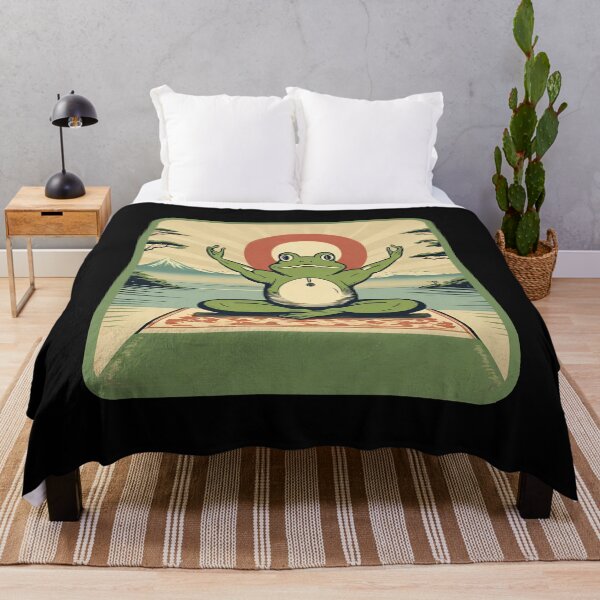 Item preview, Yoga frog meditate designed and sold by Eolithic.