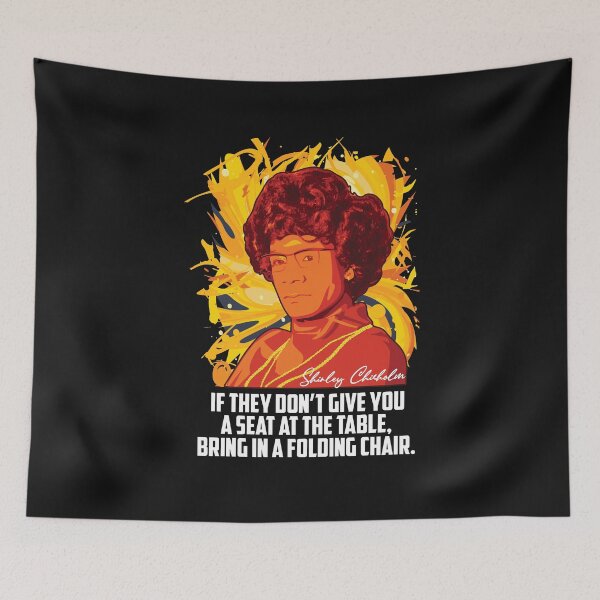 Item preview,   "Unbought and Unbossed Shirley Chisolm" Retro designed and sold by flickslice.
