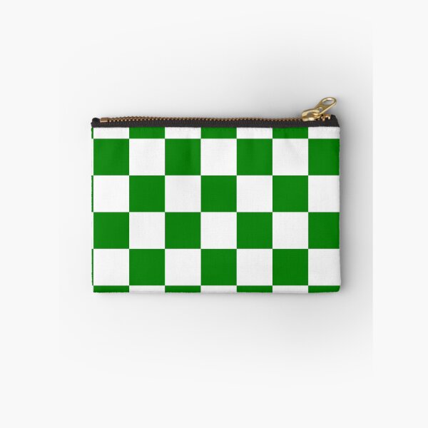Item preview, Checkered - White and Green designed and sold by JustPatterns2.