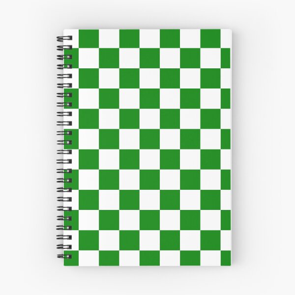 Item preview, Checkered - White and Green designed and sold by JustPatterns2.