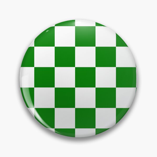 Item preview, Checkered - White and Green designed and sold by JustPatterns2.