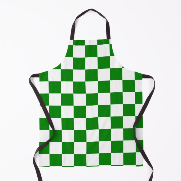 Item preview, Checkered - White and Green designed and sold by JustPatterns2.