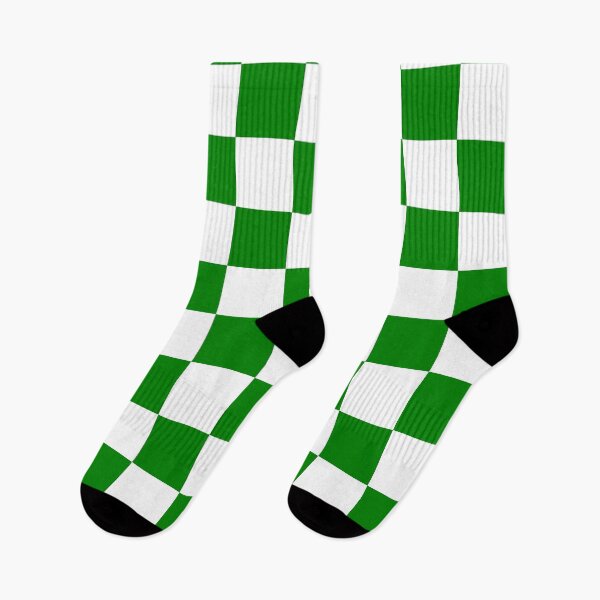 Item preview, Checkered - White and Green designed and sold by JustPatterns2.