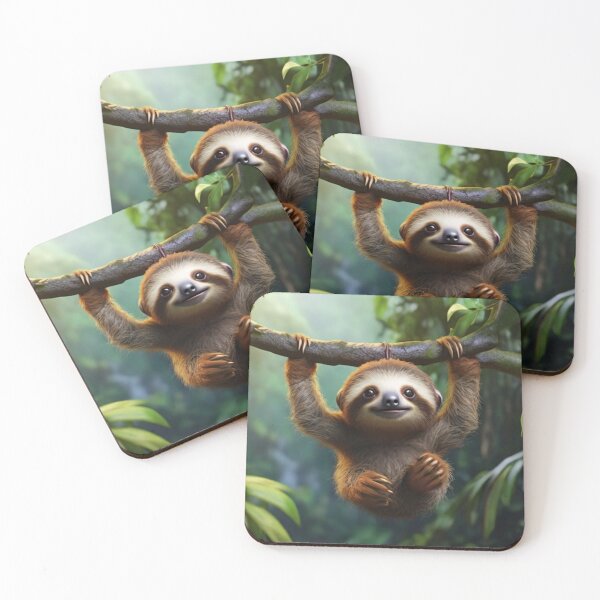 Item preview, Nature's Cradle: A Baby Sloth's Leafy Haven designed and sold by Zaramodo.