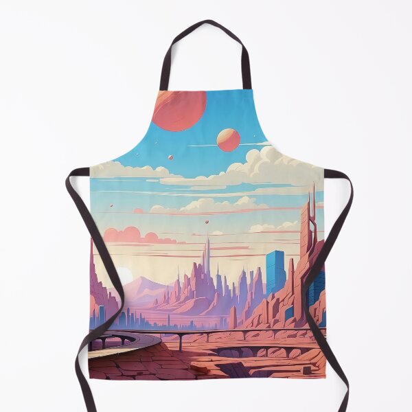 Item preview, Futuristic Cityscape at Dusk: Otherworldly Visions designed and sold by ArtComixHaven.