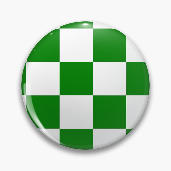 Item preview, Large Checkered - White and Green designed and sold by JustPatterns2.