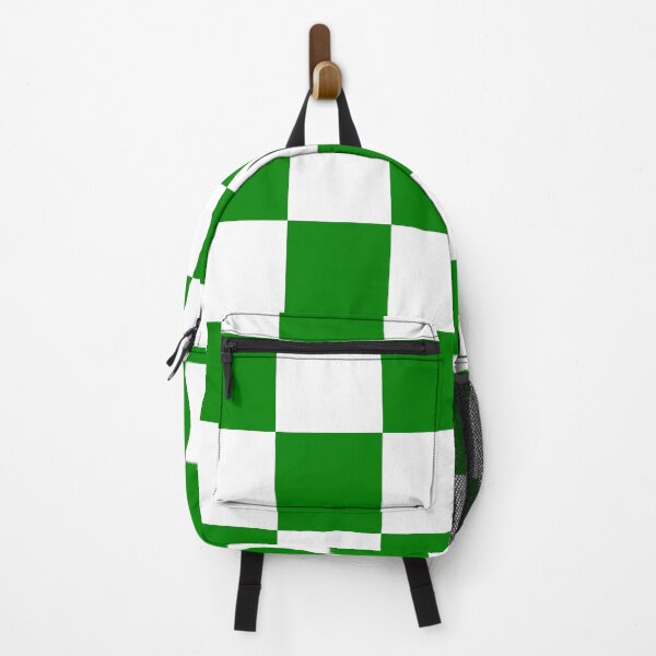 Item preview, Large Checkered - White and Green designed and sold by JustPatterns2.