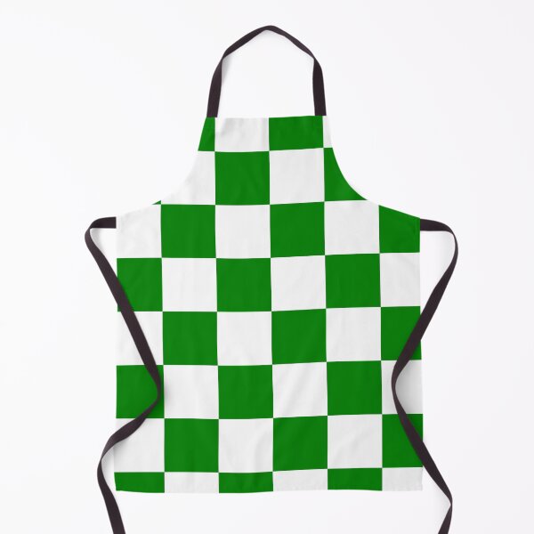 Item preview, Large Checkered - White and Green designed and sold by JustPatterns2.