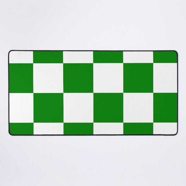 Item preview, Large Checkered - White and Green designed and sold by JustPatterns2.