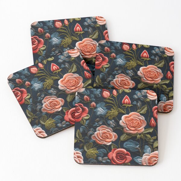 Item preview, Red and pink roses | Flower embroidery pattern | Floral pattern for women | All over flower pattern 1 designed and sold by Yaremchuk.