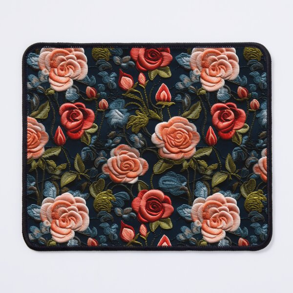 Item preview, Red and pink roses | Flower embroidery pattern | Floral pattern for women | All over flower pattern 1 designed and sold by Yaremchuk.