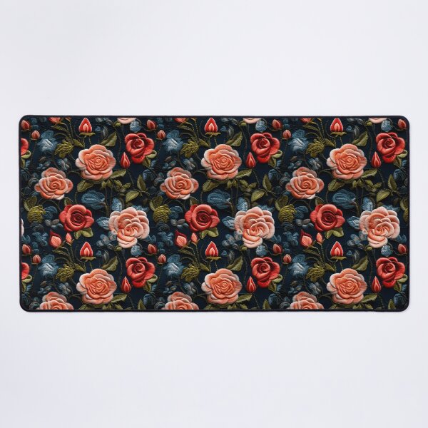 Item preview, Red and pink roses | Flower embroidery pattern | Floral pattern for women | All over flower pattern 1 designed and sold by Yaremchuk.
