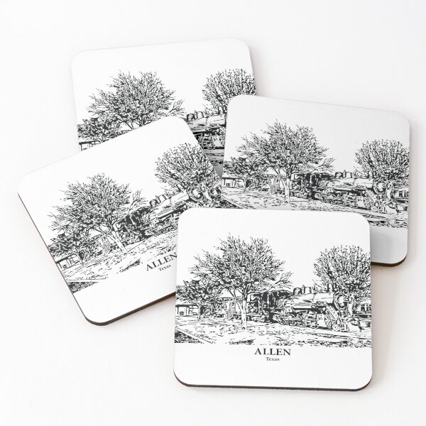 Item preview, Allen - Texas designed and sold by Lakeric Cityscapes.