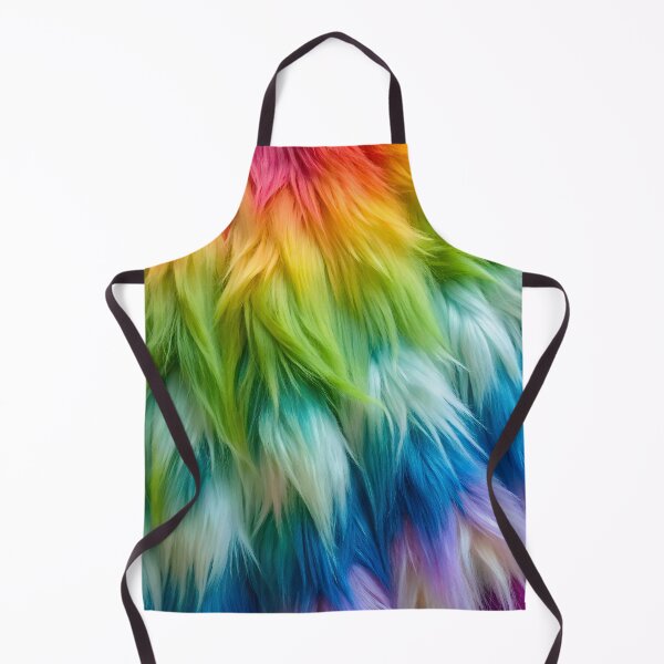 Item preview, Rainbow fake fur texture phone background designed and sold by patterncrow.