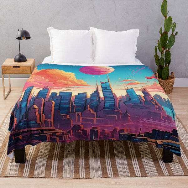 Item preview, Neon Dusk: Serenity in a Cybernetic Metropolis designed and sold by ArtComixHaven.