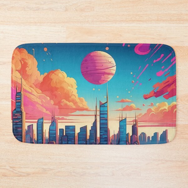 Item preview, Neon Dusk: Serenity in a Cybernetic Metropolis designed and sold by ArtComixHaven.