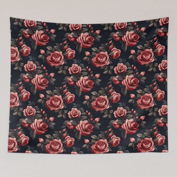 Item preview, Red roses | Flower embroidery pattern | Floral pattern for women | All over flower pattern 2 designed and sold by Yaremchuk.