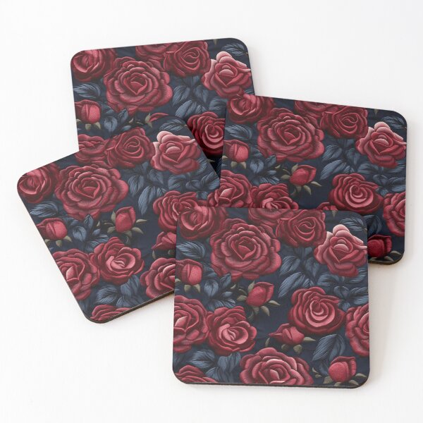 Item preview, Red roses | Flower embroidery pattern | Floral pattern for women | All over flower pattern 3 designed and sold by Yaremchuk.