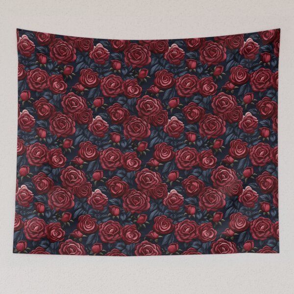 Item preview, Red roses | Flower embroidery pattern | Floral pattern for women | All over flower pattern 3 designed and sold by Yaremchuk.