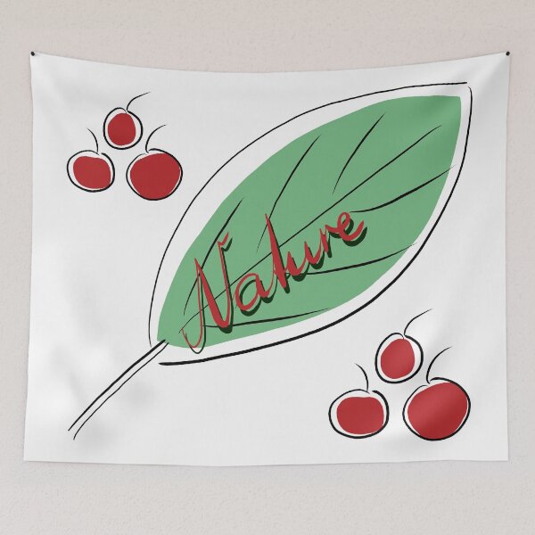 Item preview, Nature leaves and berries designed and sold by VauKaArtShop.