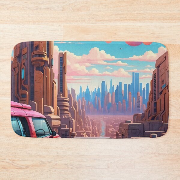 Item preview, Vibrant Twilight: Echoes of a Future Past designed and sold by ArtComixHaven.